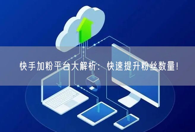 快手加粉平台大解析：快速提升粉丝数量！