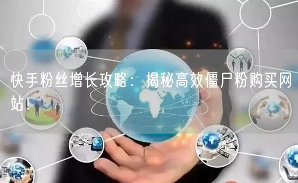 快手粉丝增长攻略：揭秘高效僵尸粉购买网站！