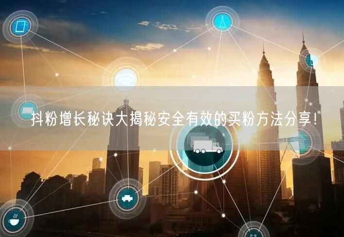 抖粉增长秘诀大揭秘安全有效的买粉方法分享！